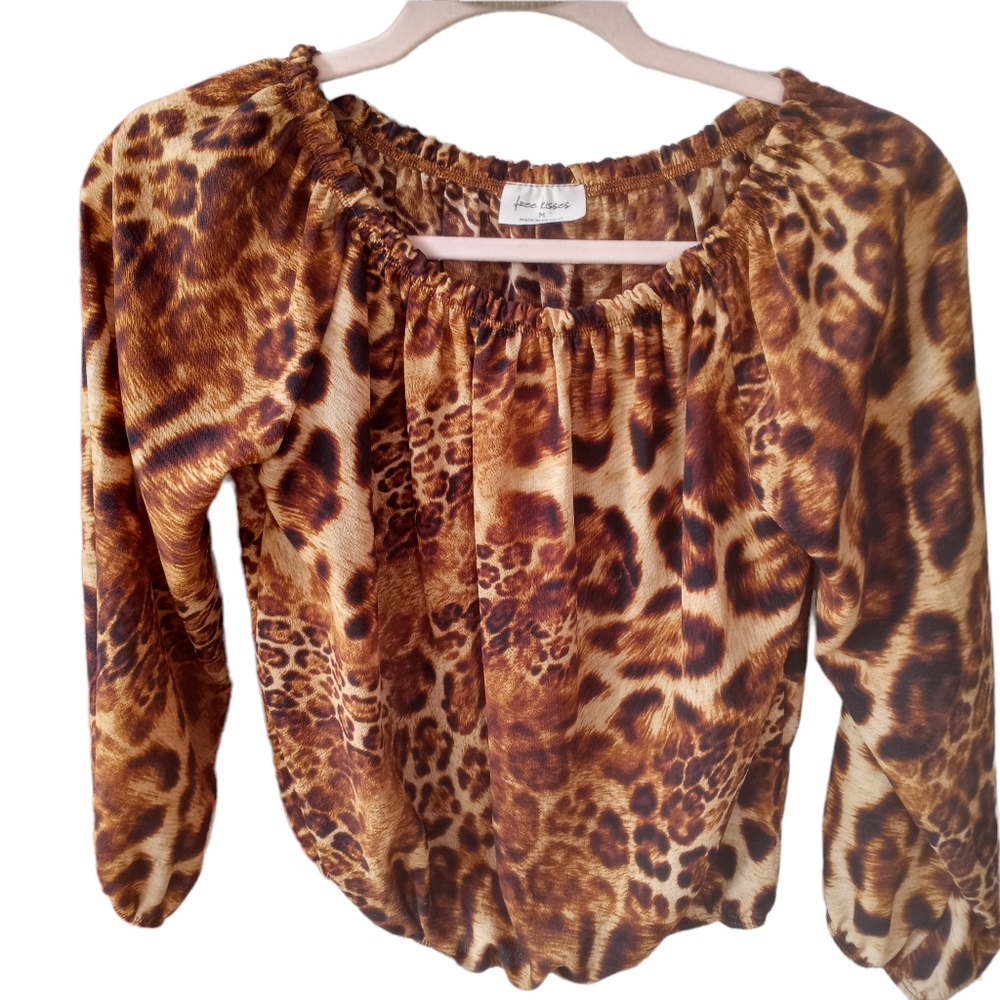 Leopard printed blouse
